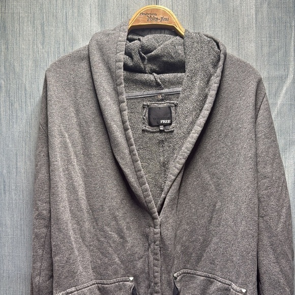 🇺🇸 Aritzia Wilfred free long sleeve jogger material zip up sweater size XXS - Picture 3 of 7